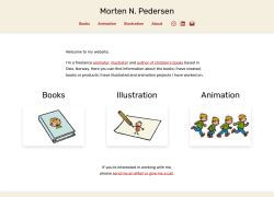 Website des norwegischen Illustrators Morten N. Pedersen