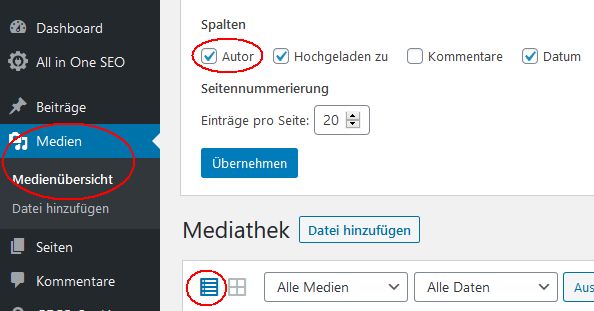 Autor in WordPress anzeigen