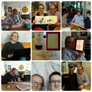 Collage mit Fotos von Annette und Pal