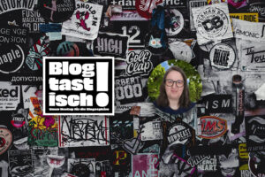 Titelbild der Blogtastisch-Veranstaltung mit Portrait von Annette Schwindt