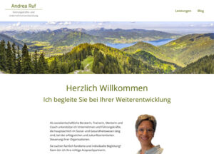 Screenshot andrea-ruf.de