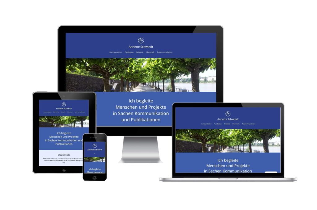 Diese Website auf verschiedenen Geräten