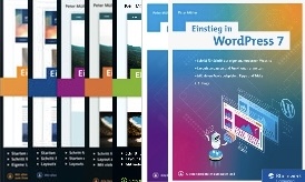 Alle Ausgben von Einstieg in WordPress auf einem Stpel