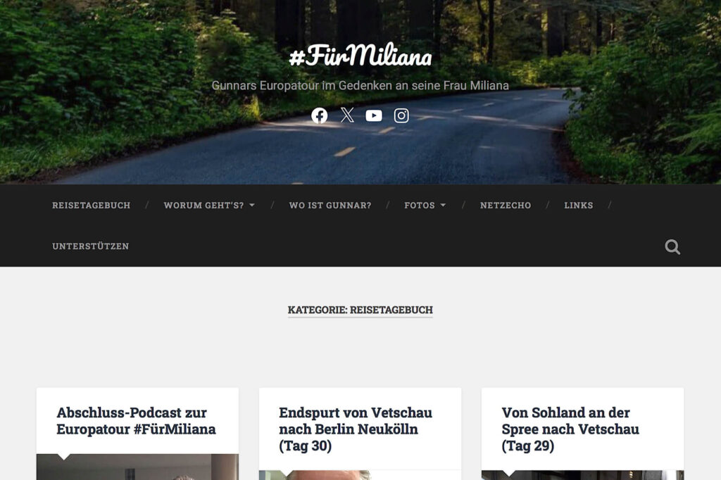 Website fuermiliana.com